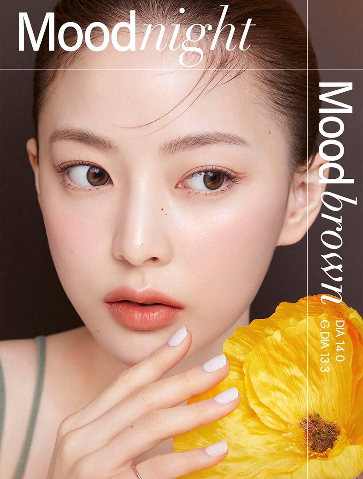 Olens Mood Night Mood Brown Monthly Coloured Contact Lenses 10 buy contact lens online