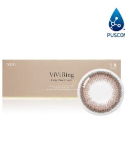 Olens 1Day Vivi Ring Choco colored cosmetic lenses
