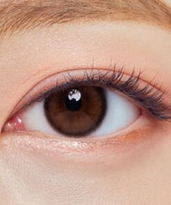 Olens 1Day Vivi Ring Choco coloured cosmetic lenses