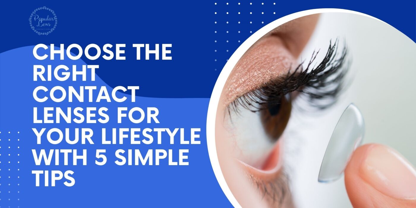 right contact lens