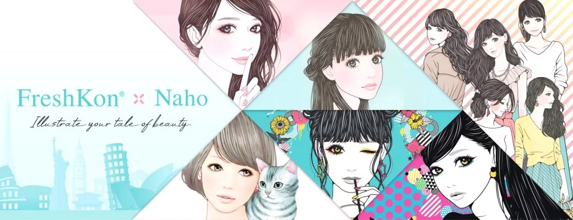 FreshKon 1Day Naho Modern Chics Daily Cosmetic Lenses 6 buy contact lens online