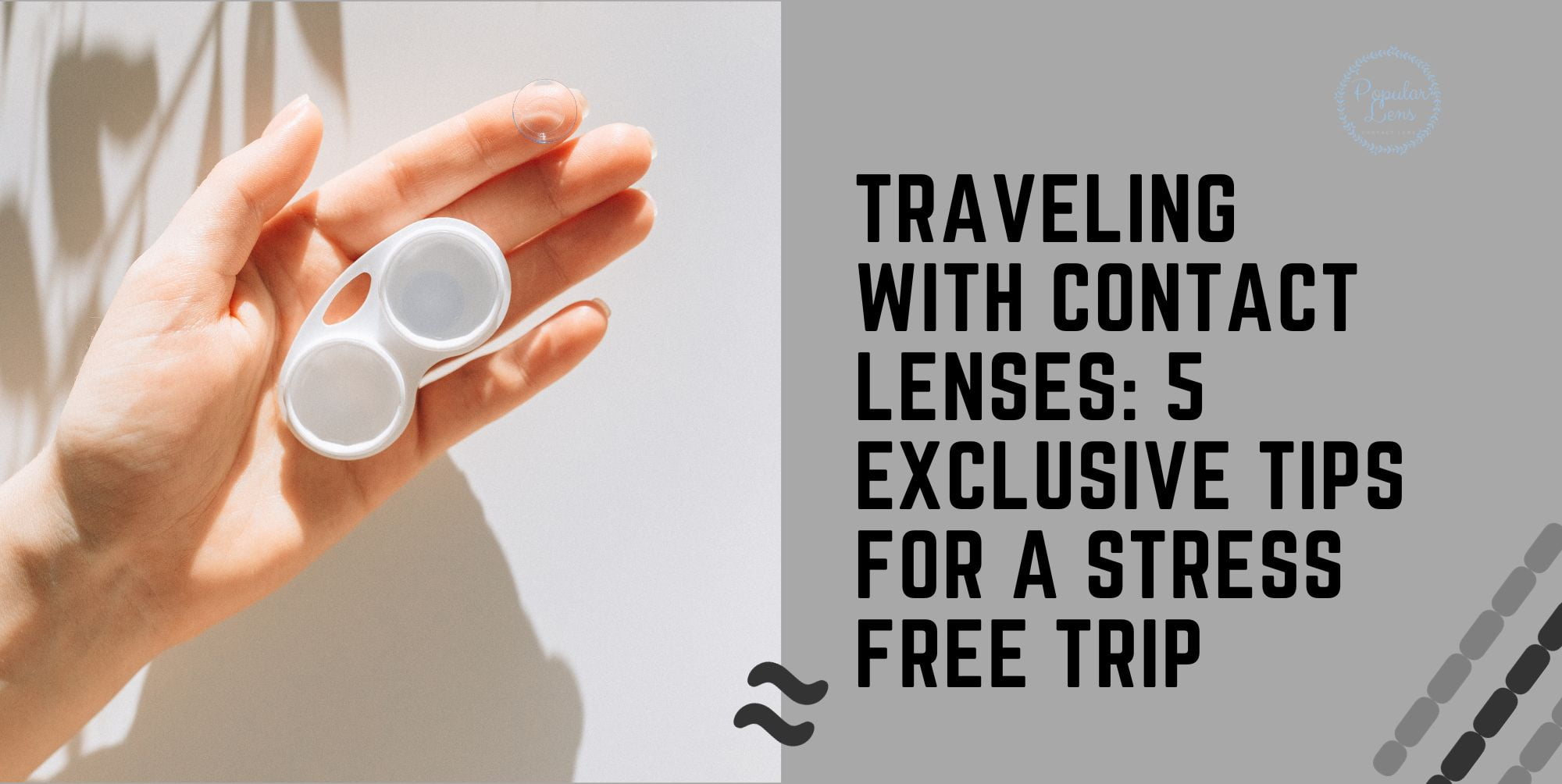 travel with contact lenses