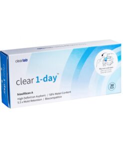 Clear 1-day Contact Lenses