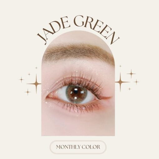 seed monthly color lens Jade Green