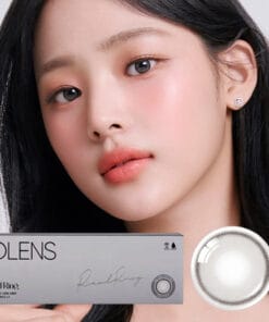 OLENS 1Day Real Ring Gray Daily Coloured Contact Lenses 15 Olens 1Day Real Ring Gray Lenses
