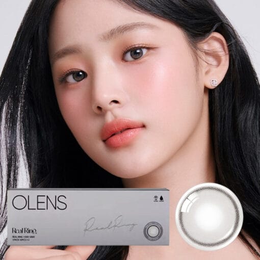 Olens 1Day Real Ring Gray Lenses