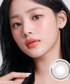 OLENS 1Day Real Ring Gray Daily Coloured Contact Lenses 14 Olens Real Ring 1Day Gray Colour Lenses