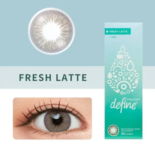 Acuvue 1-Day Define Fresh Latte