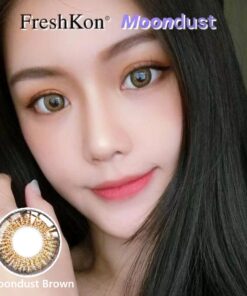 FreshKon Colors Fusion Moondust Brown Contact Lenses
