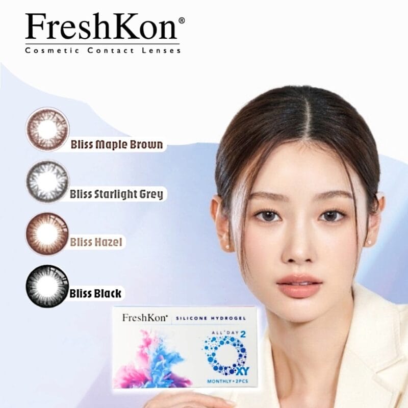 Reasons to Change Lens : 4 Important Factors to Switch To A New Set 7 FreshKon All Day O2xy Colour Monthly