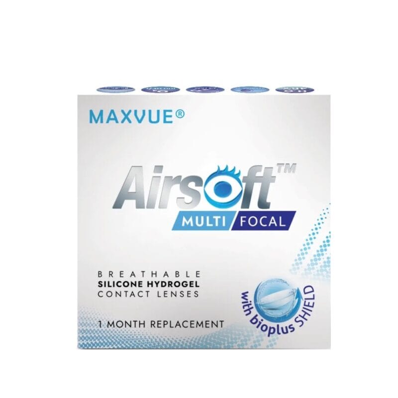 MaxVUE Airsoft Multifocal Monthly Disposable Contact Lenses