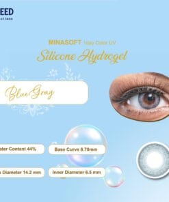 SEED Minasoft 1Day Color UV 9 SEED Minasoft 1Day Color BlueGray