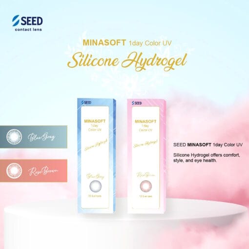 SEED Minasoft 1Day Color UV Lenses