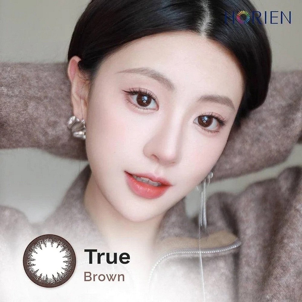 Horien Eye Secret Daily Color Contact Lenses 8 Horien Eye Secret Daily Color True Brown