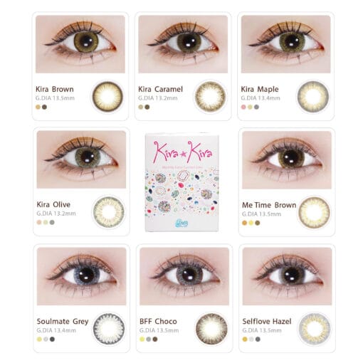 Kira Kira Monthly Colour Contact Lenses