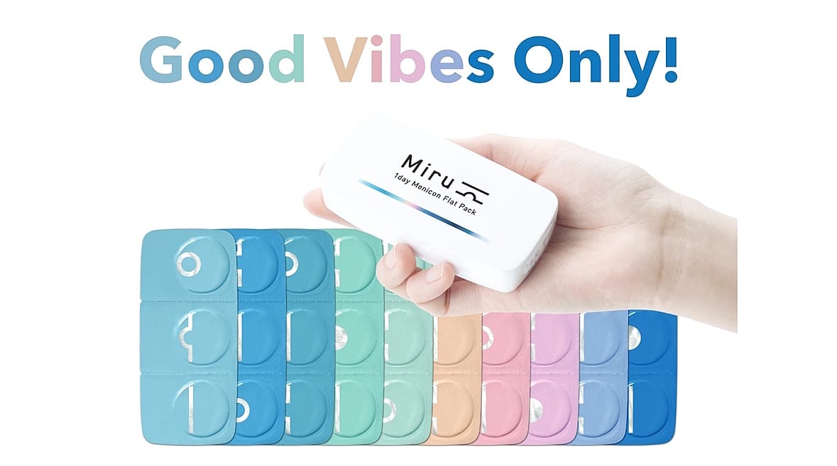 Miru 1-Day Menicon Flat Pack Daily Disposable Lenses 13 buy contact lens online