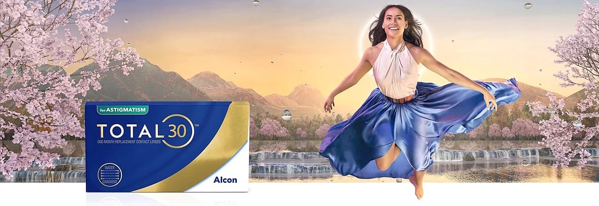 Alcon TOTAL30 for Astigmatism Monthly 5 buy contact lens online