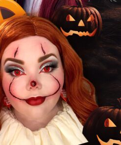 GEOLICA CRAZY LENS RED CP-F3 10 GEOLICA Monthly RED Crazy Halloween Lenses