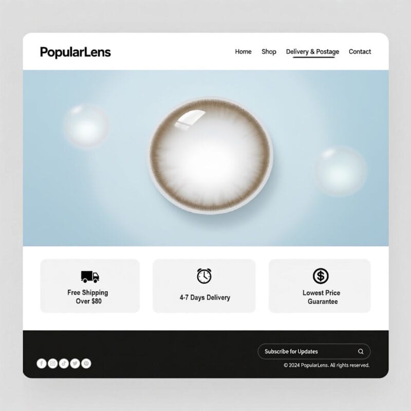 Popularlens Delivery and Postage