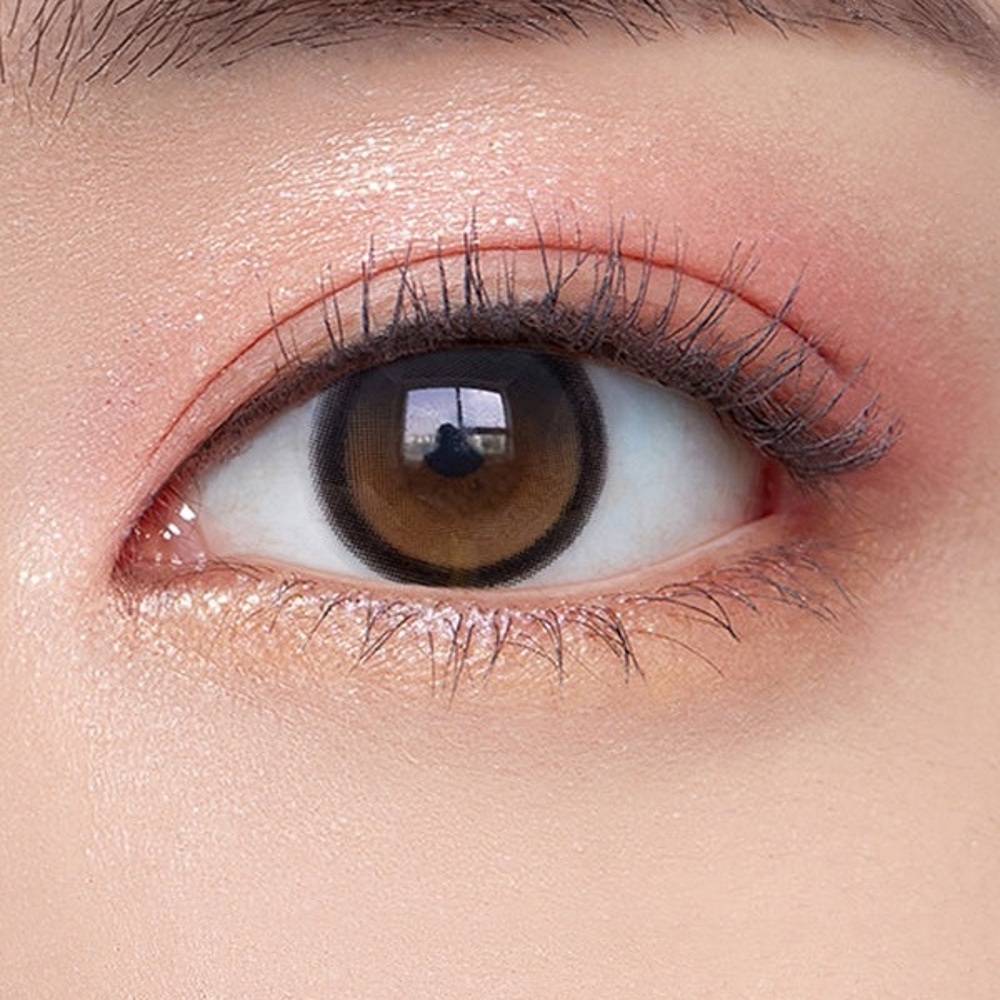 Olens 1Day Big Glowy Mocha Brown Daily Coloured Lenses 2 Olens 1Day Big Glowy Mocha Brown