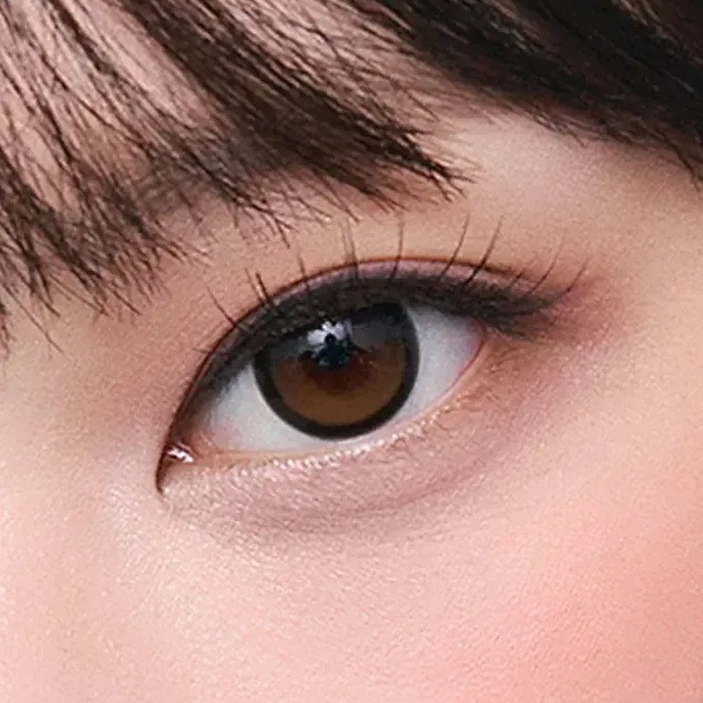 Olens 1Day Big Glowy Mocha Brown Daily Coloured Lenses 3 Olens Daily Big Glowy Mocha Brown