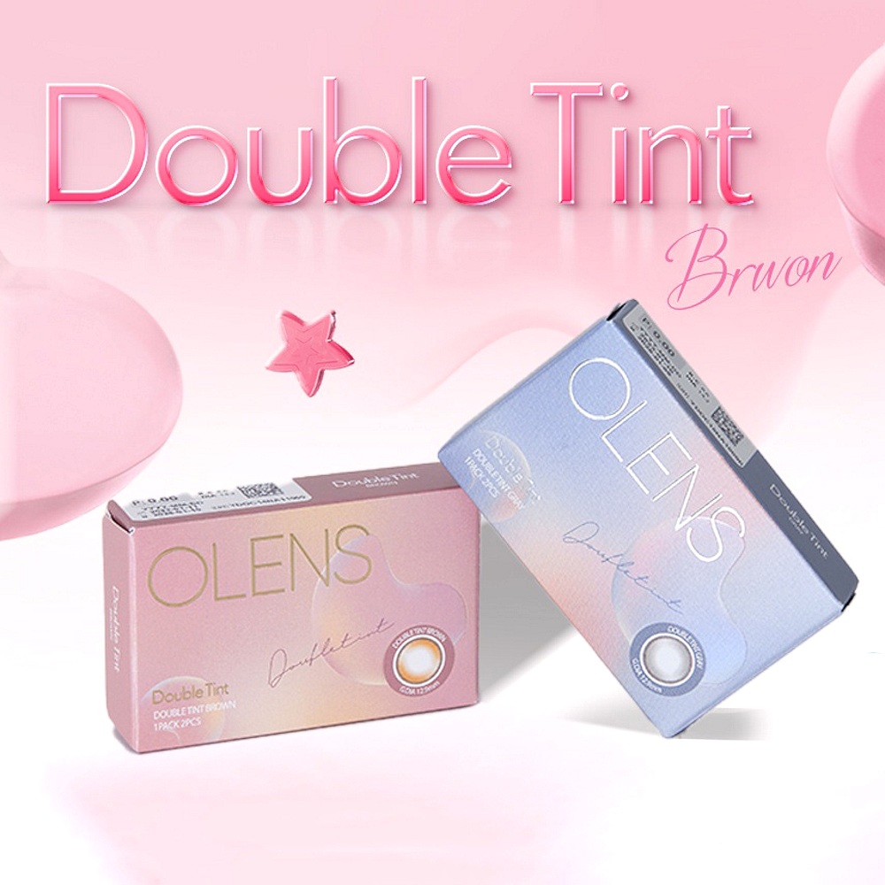 Olens Double Tint Brown Monthly Coloured Contact Lenses 7 Olens Double Tint Brown Monthly Coloured Contact Lenses