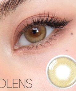 Olens French Shine Hazel Monthly Coloured Contact Lenses 9 French Shine Hazel Coloured Lenses