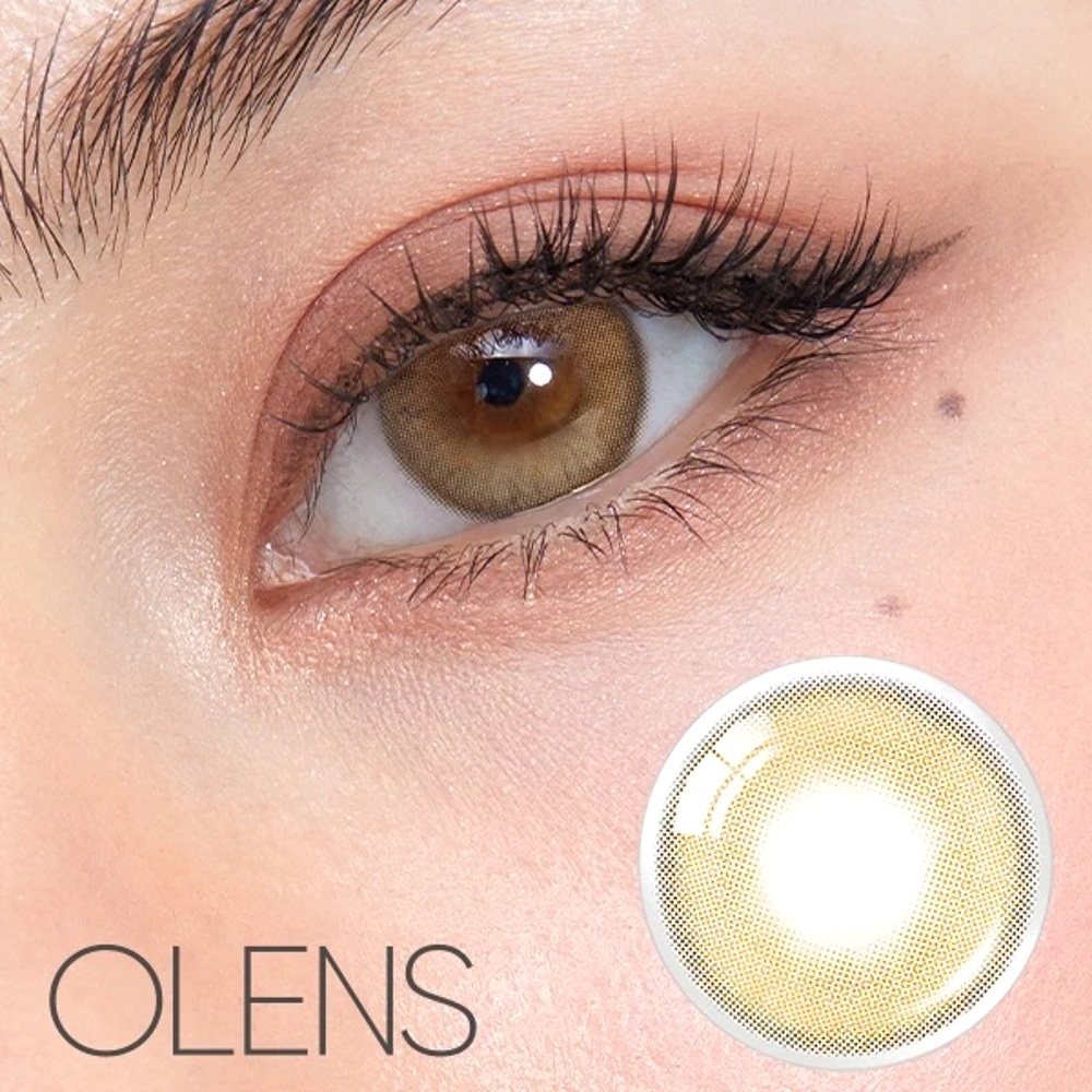 Olens French Shine Hazel Monthly Coloured Contact Lenses 3 French Shine Hazel Coloured Lenses
