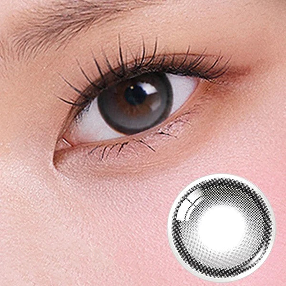 Olens 1Day Big Glowy Gray Daily Coloured Lenses 3 Olens 1-Day Big Glowy Gray