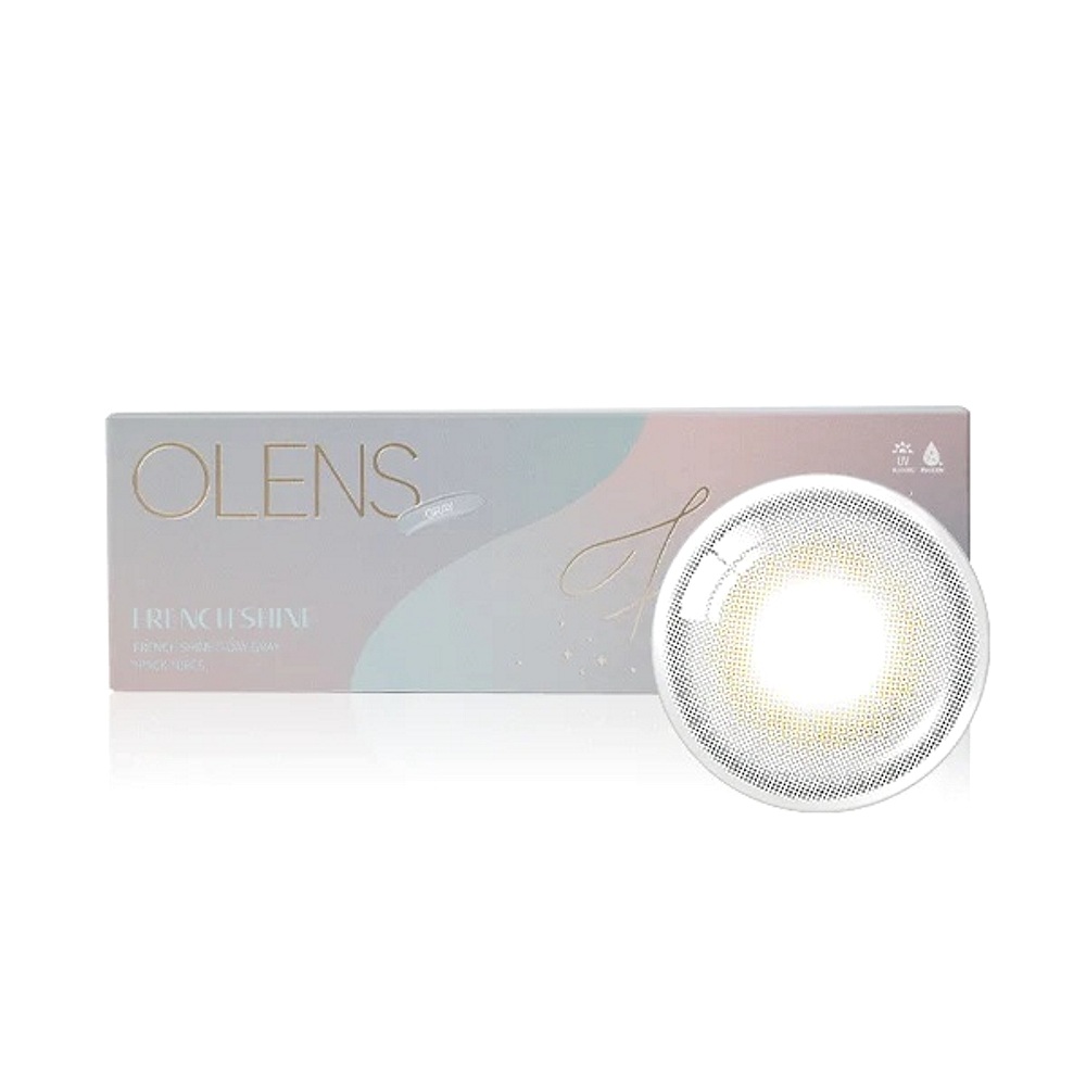 Olens 1Day French Shine Gray Daily Coloured Lenses 8 Olens 1Day French Shine Gray Daily Coloured Lenses - Image 8