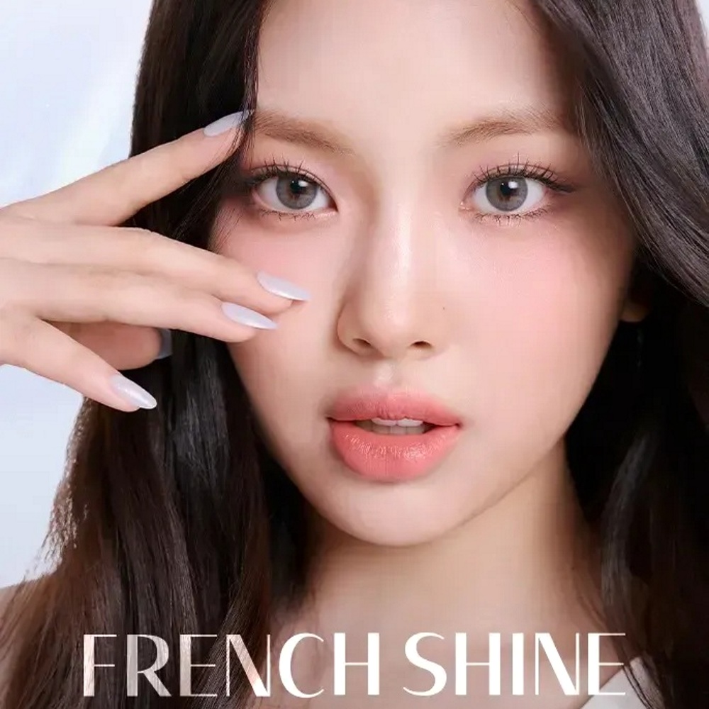 Olens 1Day French Shine Gray Daily Coloured Lenses 7 Olens French Shine Gray Colour