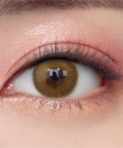Olens French Shine Hazel Monthly Coloured Contact Lenses 8 Olens French Shine Hazel