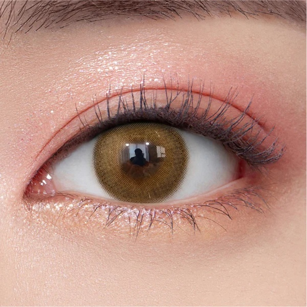 Olens French Shine Hazel Monthly Coloured Contact Lenses 2 Olens French Shine Hazel