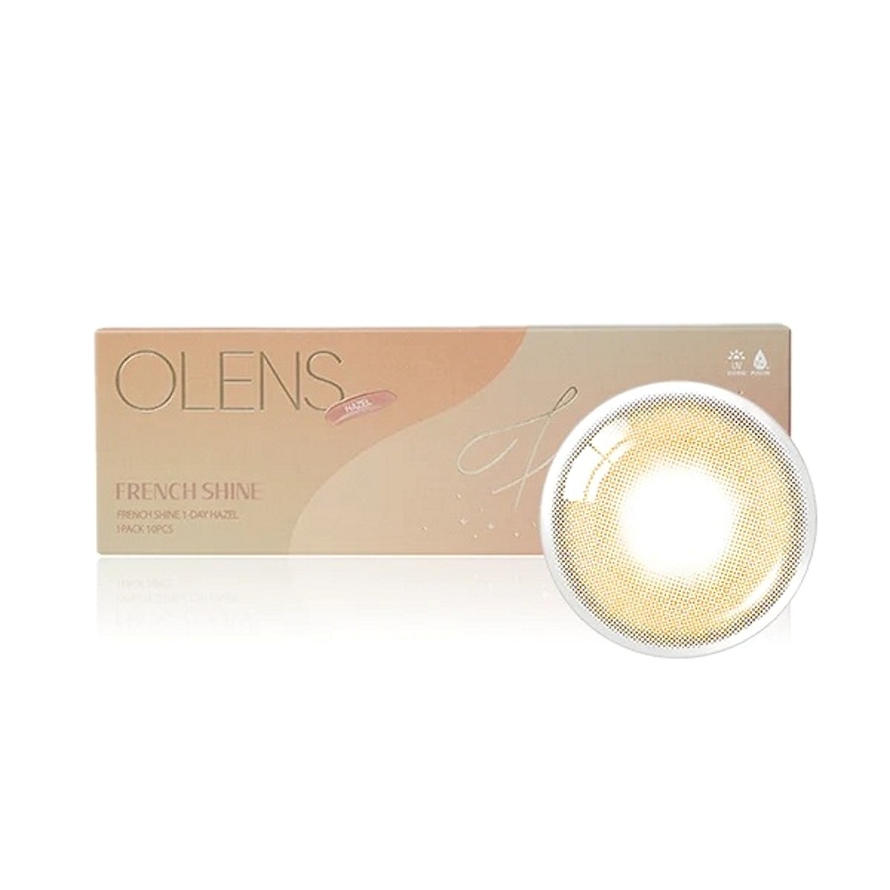 Olens 1Day French Shine Hazel Daily Coloured Lenses 8 Olens French Shine Hazel Color