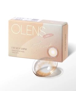 Olens French Shine Hazel Monthly Coloured Contact Lenses 12 Olens French Shine Hazel Monthly Disposable