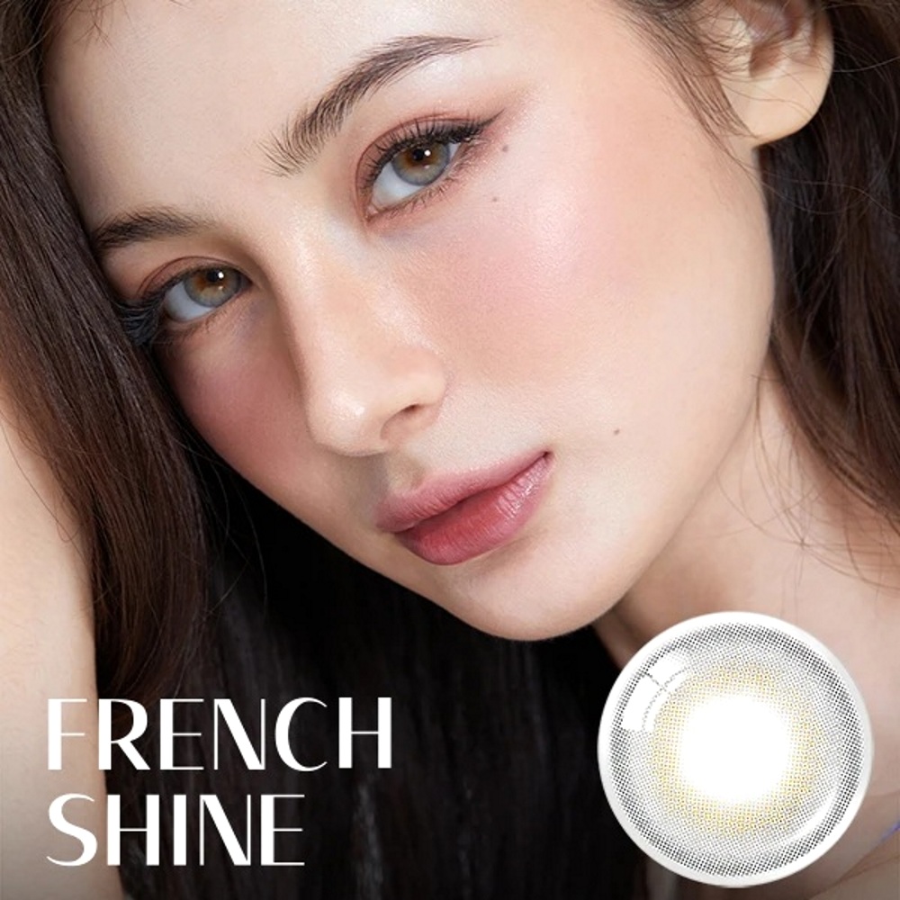 Olens French Shine Gray Monthly Coloured Contact Lenses 4 Olens French Shine Gray Monthly Coloured Contact Lenses - Image 4