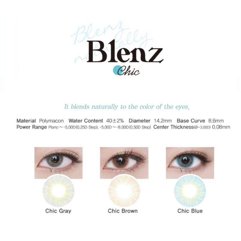 Geolica Blenz Chic Color Monthly Lenses