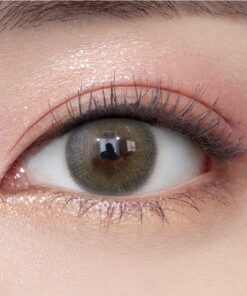 Olens French Shine Gray Monthly Coloured Contact Lenses 8 Olens French Shine Gray