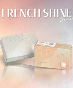 Olens French Shine Gray Monthly Coloured Contact Lenses 13 Olens French Shine Monthly Disposable
