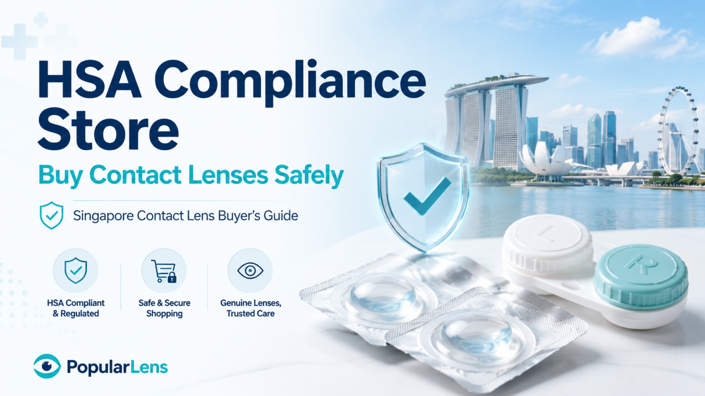 The Contact Lens Buyer’s Guide to HSA Compliance in Singapore: Why PopularLens is Your Safest Choice 1 hsa complaince store popularlens