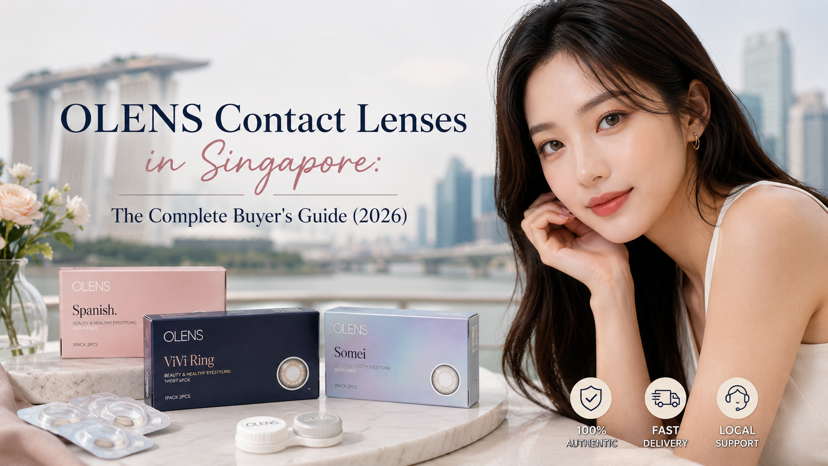 Singapore Authentic OLENS Korean Colored Contacts