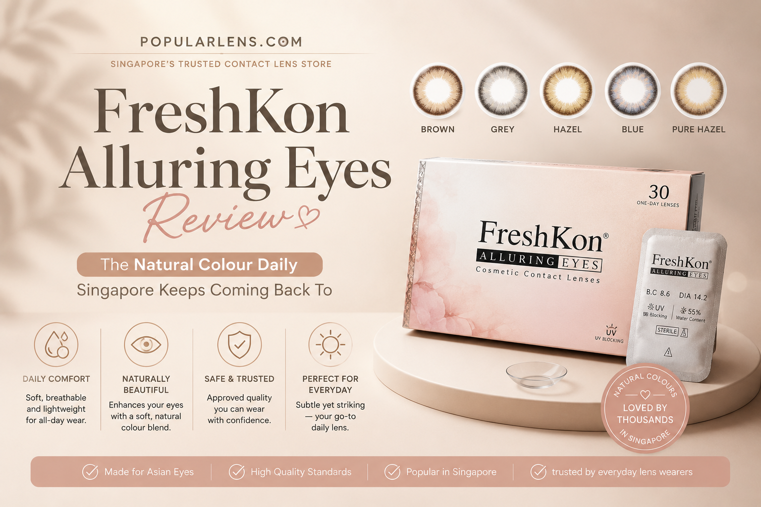 freshkon alluring eyes colours,