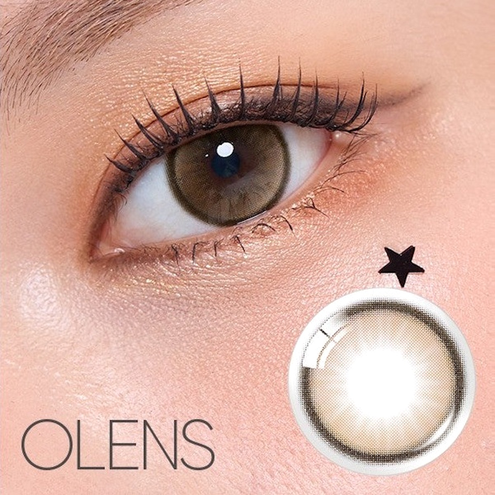 Olens Secret Tint Brown Monthly Coloured Contact Lenses 3 Olens Secret Tint Brown Colour Lens