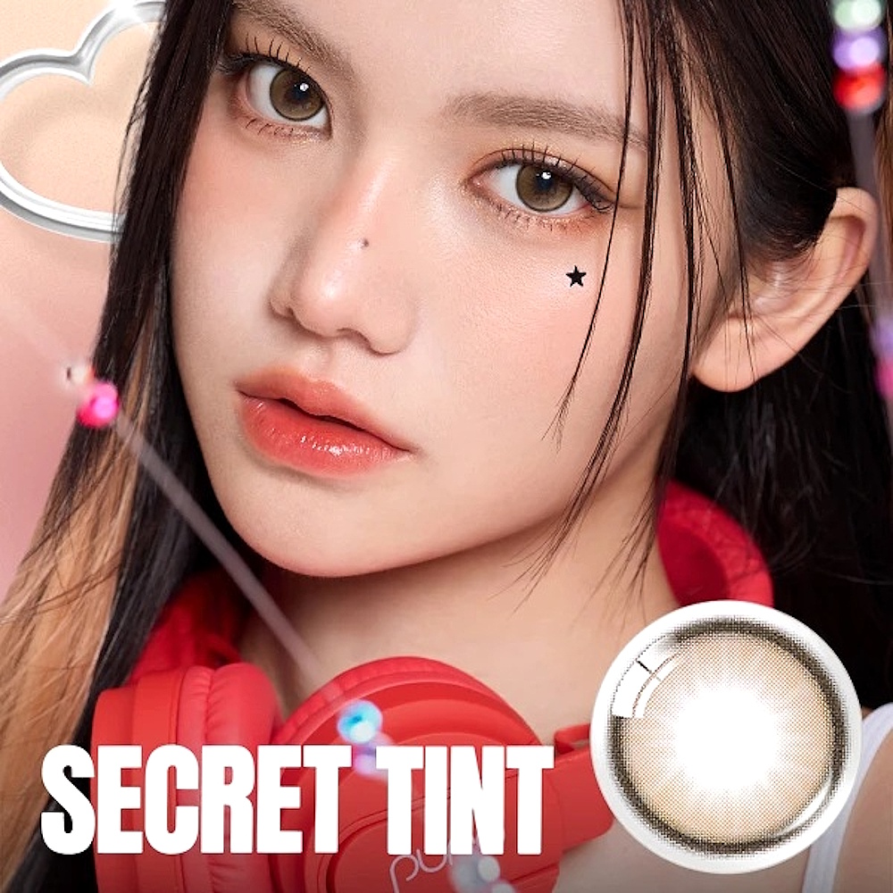 Olens Secret Tint Brown Monthly Coloured Contact Lenses 5 Olens Secret Tint Brown Colour Lenses