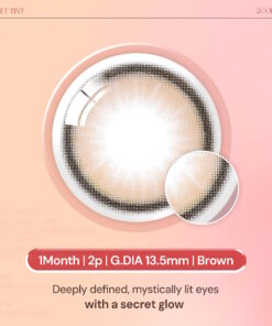 Olens Secret Tint Brown Monthly Coloured Contact Lenses 11 Olens Secret Tint Brown Monthly Lenses