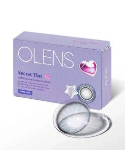 Olens Secret Tint Gray Monthly Coloured Contact Lenses 14 Olens Secret Tint Gray Coloured Lenses