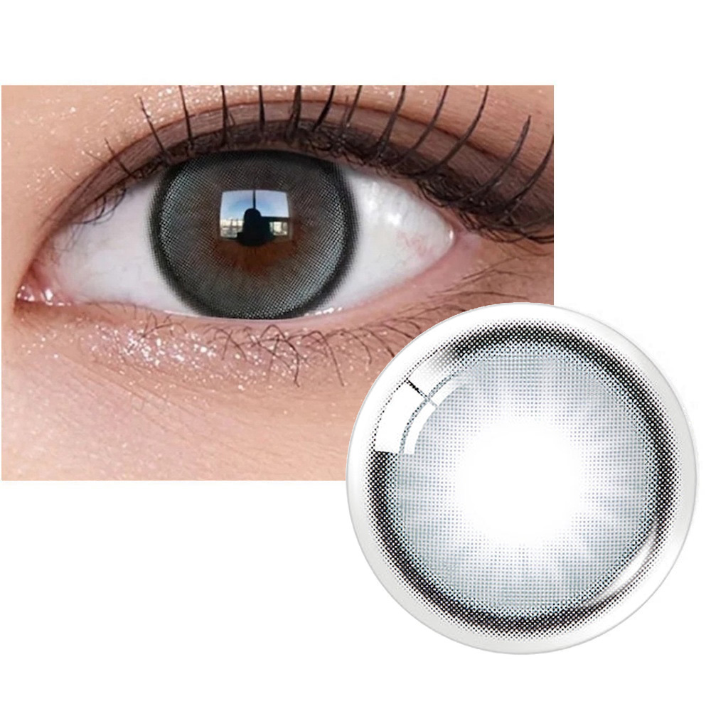 Olens Secret Tint Gray Monthly Coloured Contact Lenses 1 Olens Secret Tint Gray Monthly Coloured Contact Lenses