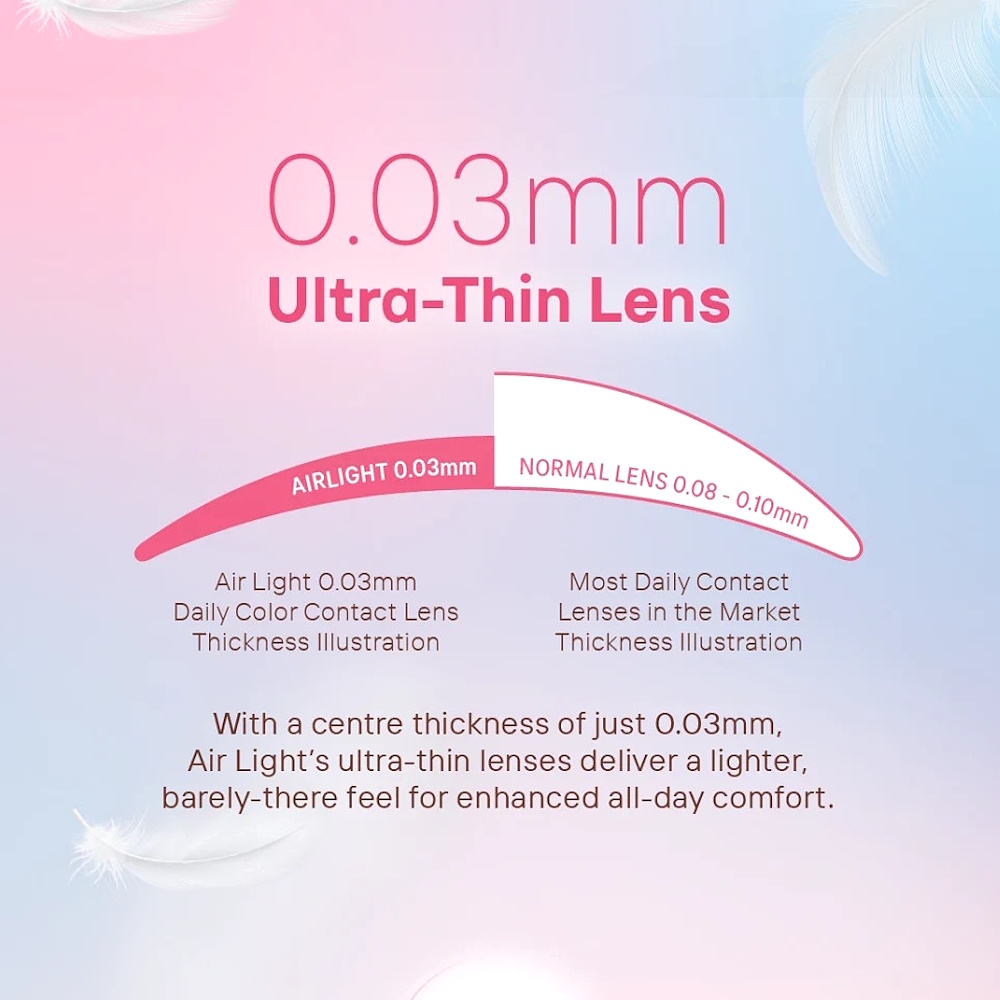 Horien Air Light Daily Color Contact Lenses 3 Horien Airlight Ultra-Thin Color Lenses