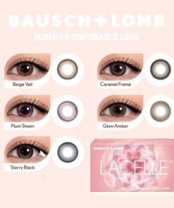 Bausch + Lomb Lacelle Monthly Color Disposable Lenses 9 Lacelle Monthly Color Disposable