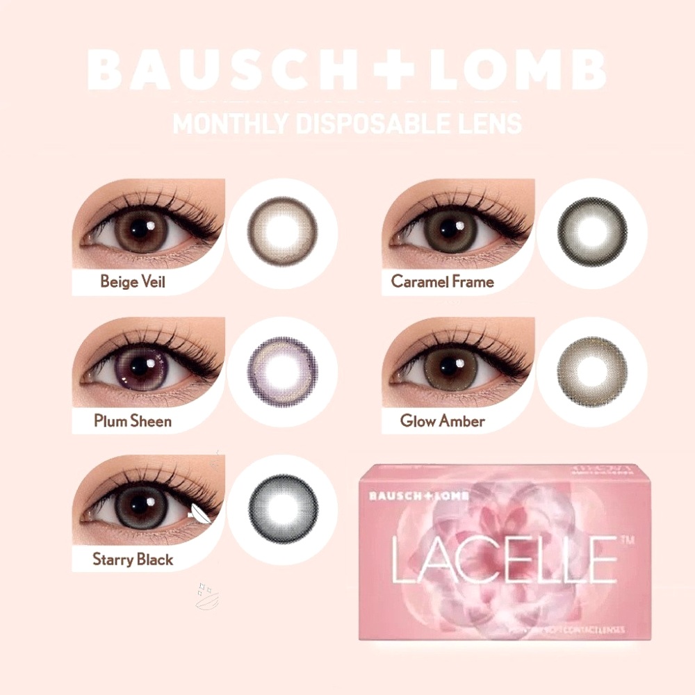 Bausch + Lomb Lacelle Monthly Color Disposable Lenses 2 Lacelle Monthly Color Disposable